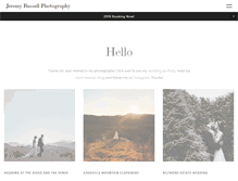 Tablet Screenshot of jeremyrussellphotography.com